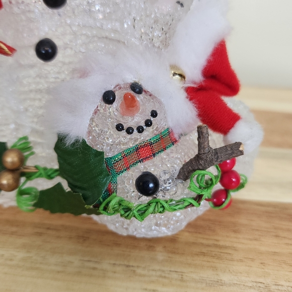 Vintage Christmas Snowmen Lamp - Picture 5 of 11